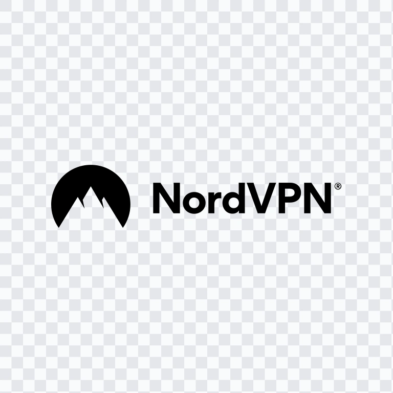 logo NordVPN Horizontal hitam SVG