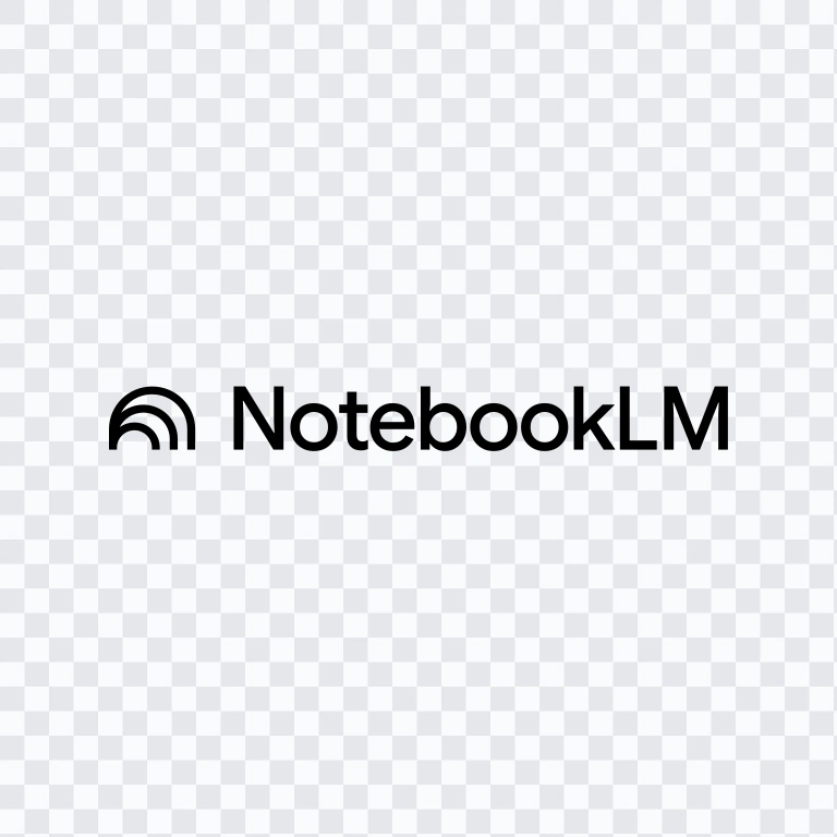 logo NotebookLM hitam SVG
