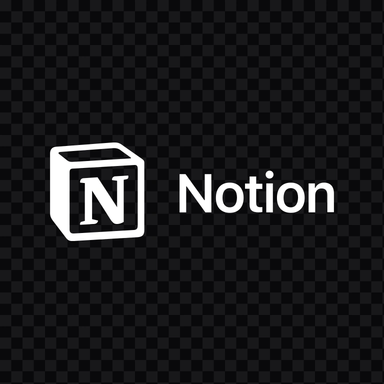 logo Notion terang SVG