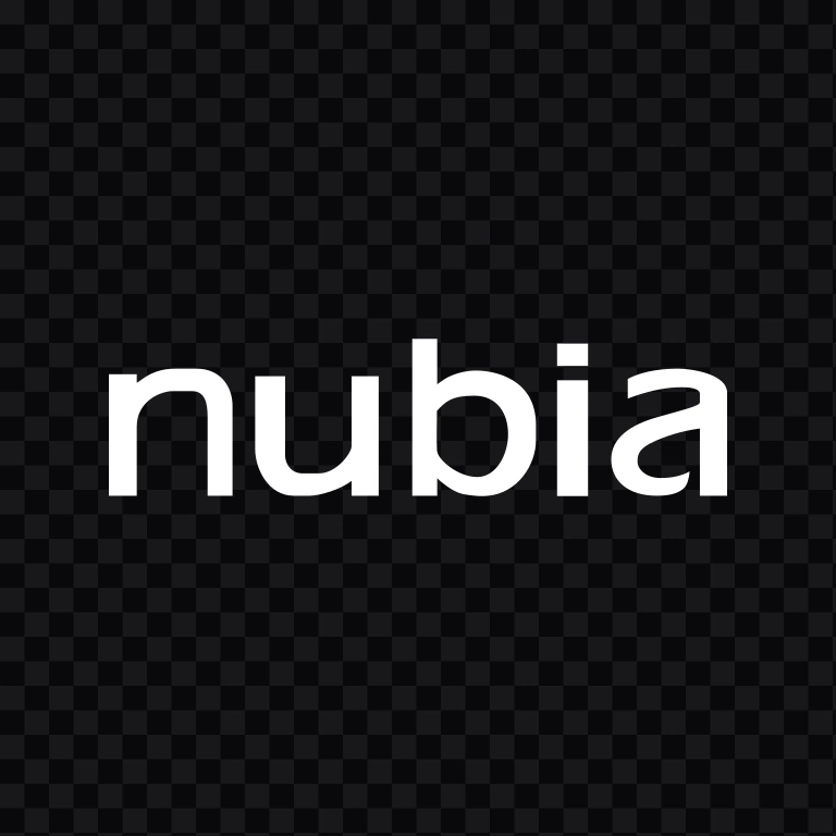 nubia white logo SVG