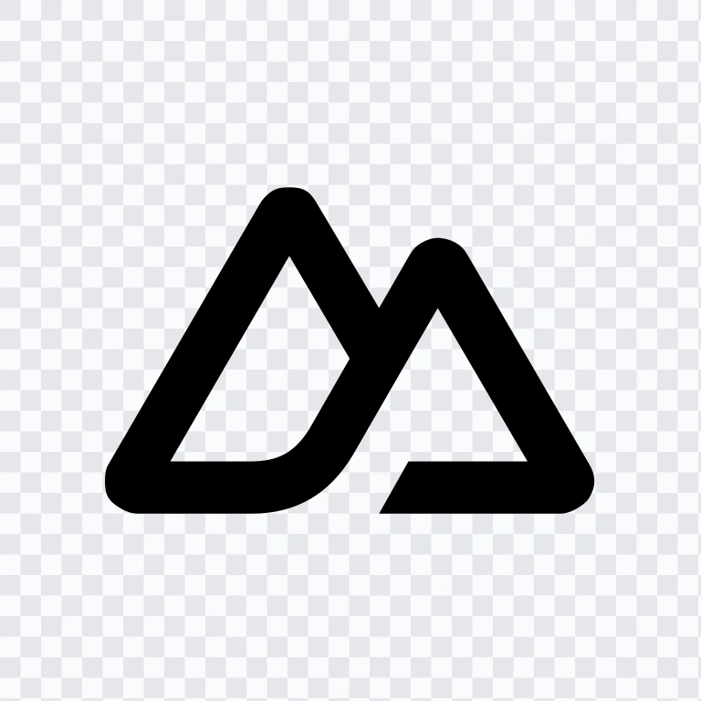 Nuxt black icon SVG