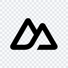 Nuxt black icon SVG
