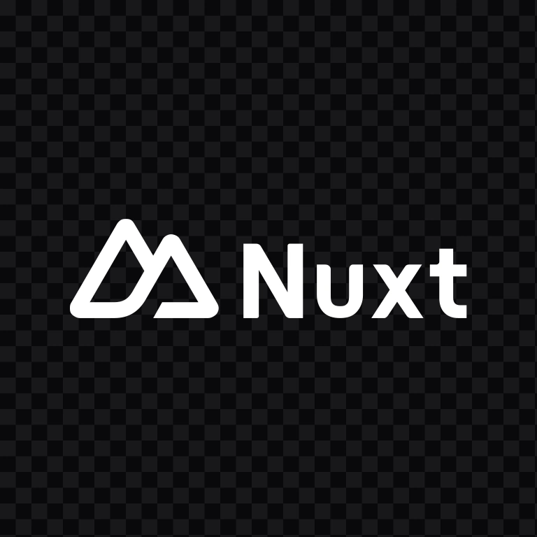 Nuxt white logo SVG