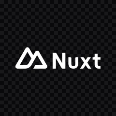 Nuxt white logo SVG