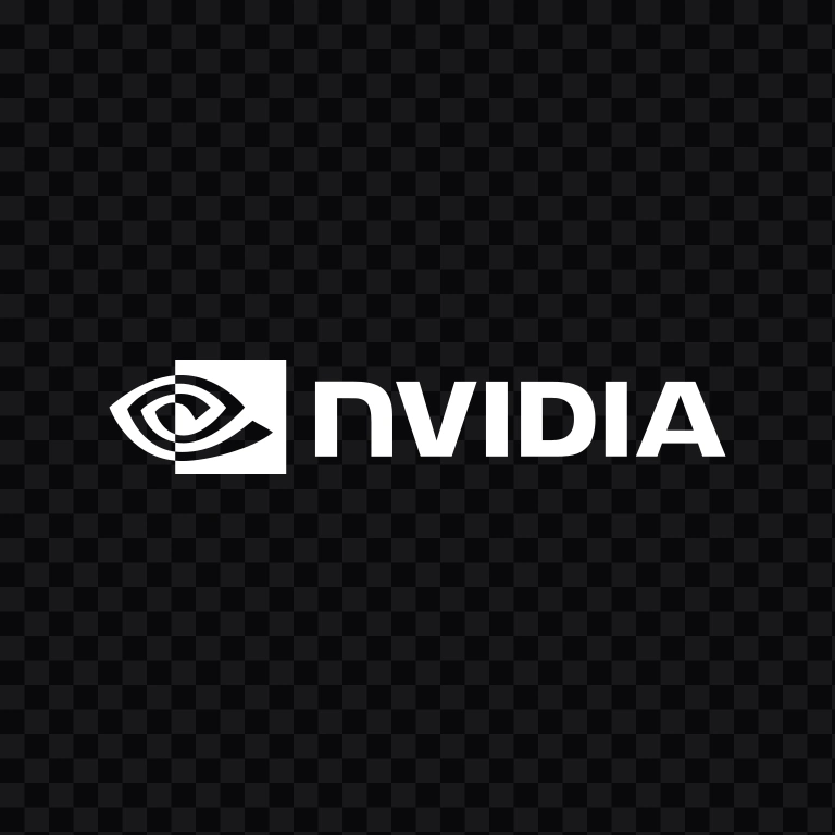 NVIDIA white logo SVG
