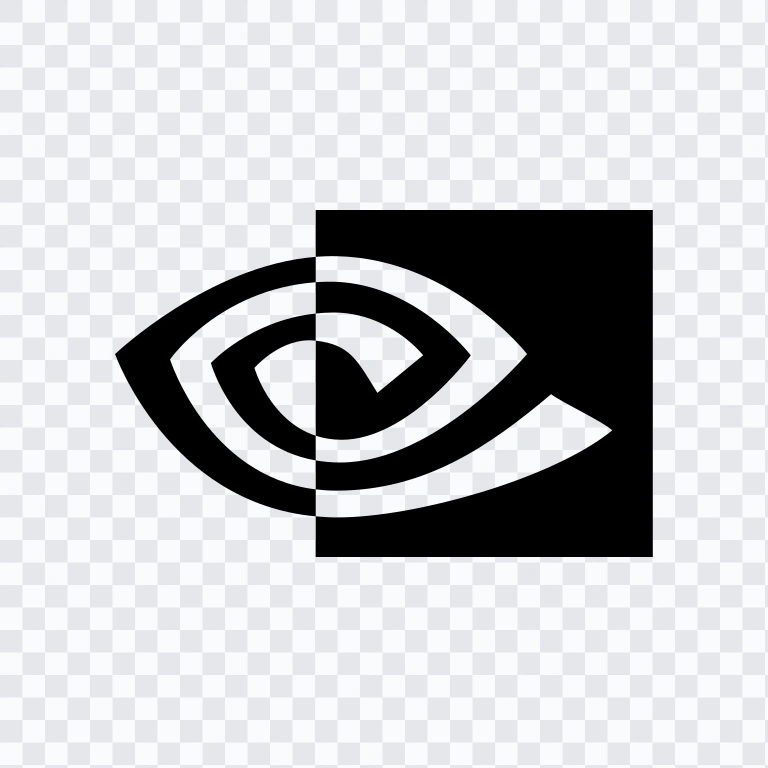 NVIDIA black icon SVG