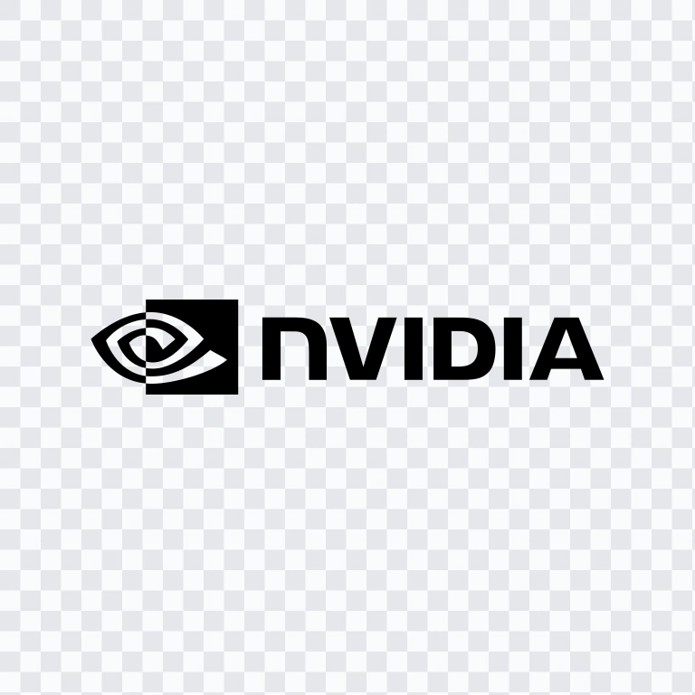 NVIDIA black logo SVG