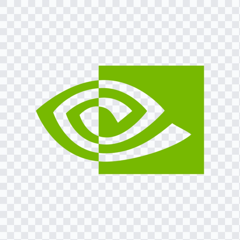 NVIDIA colored logo SVG