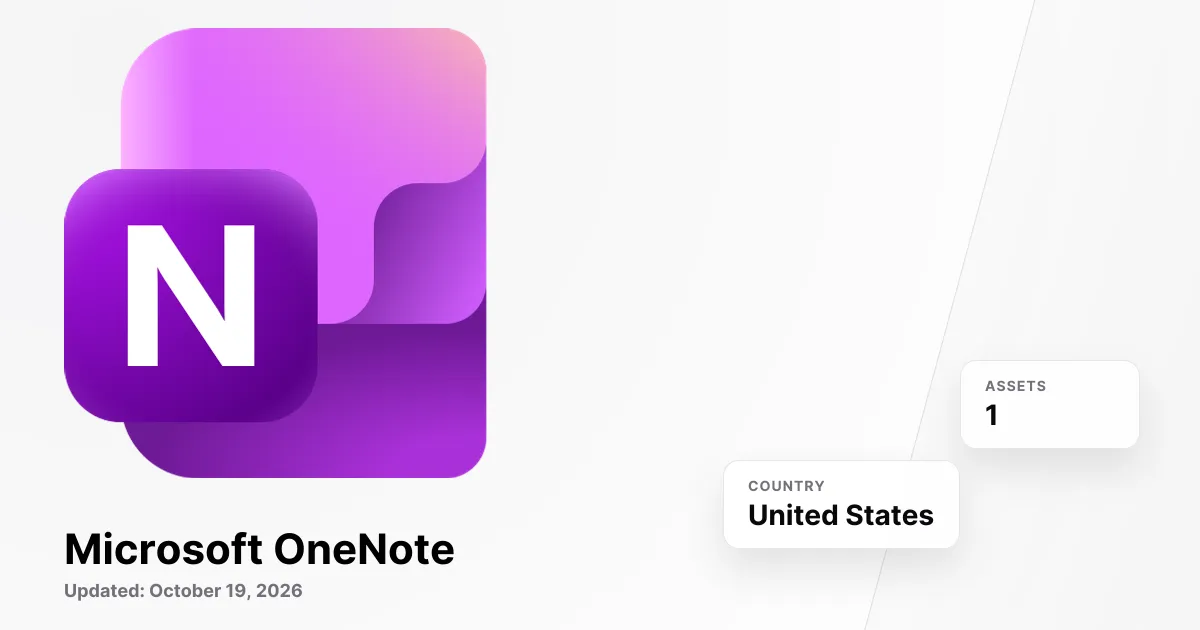 Microsoft OneNote Logo PNG & SVG Vectors HD Quality