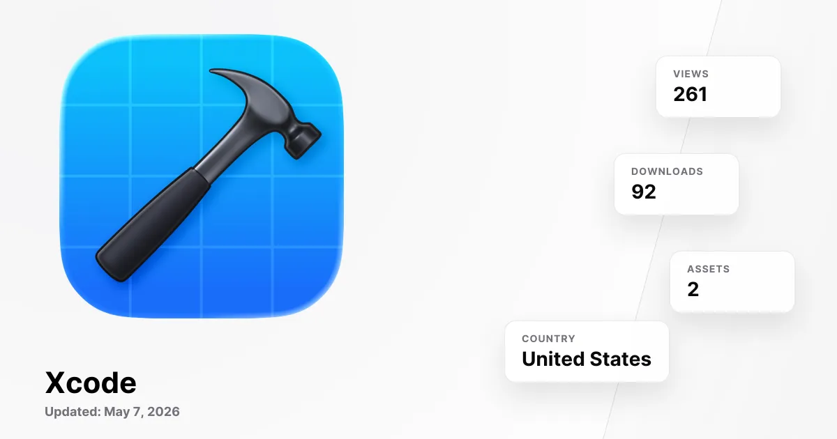 Xcode Logo Ios 2+ Logo Xcode PNG & SVG Vector Kualitas HD