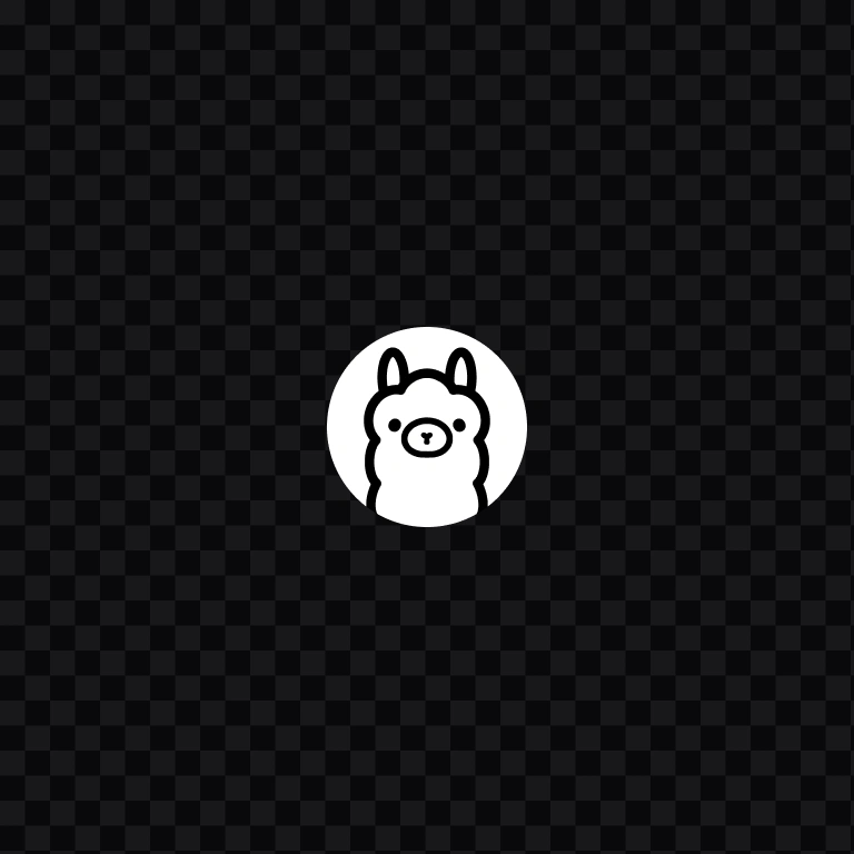 ikon Ollama terang PNG