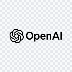 OpenAI black logo SVG