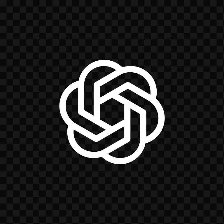 symbol OpenAI terang SVG