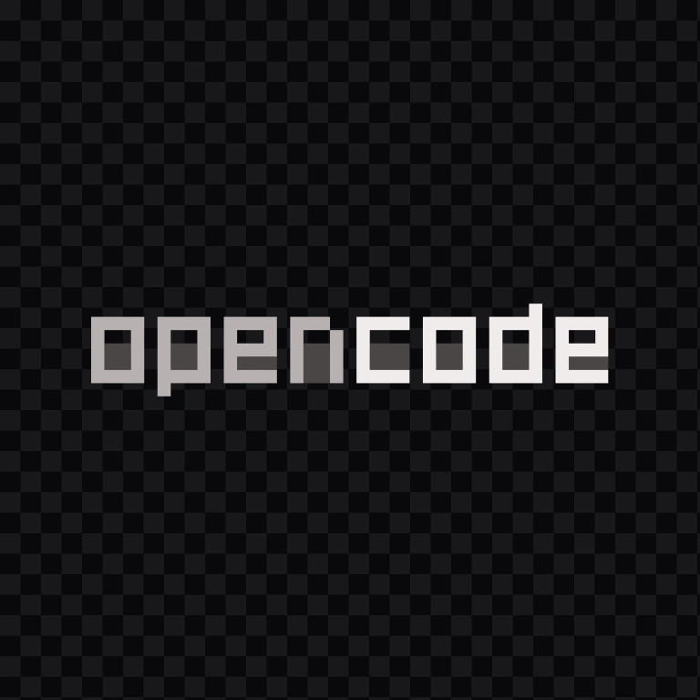 OpenCode light wordmark SVG