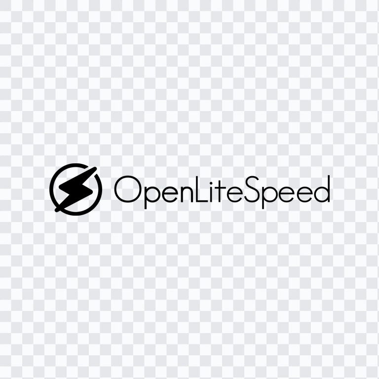 logo OpenLiteSpeed hitam PNG