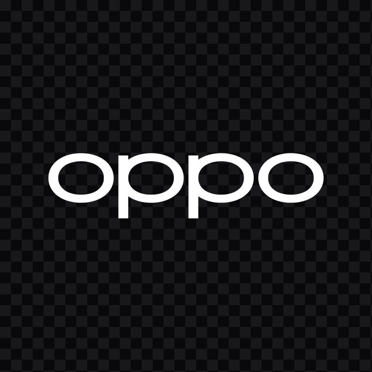 OPPO white logo SVG