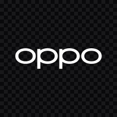 OPPO white logo SVG