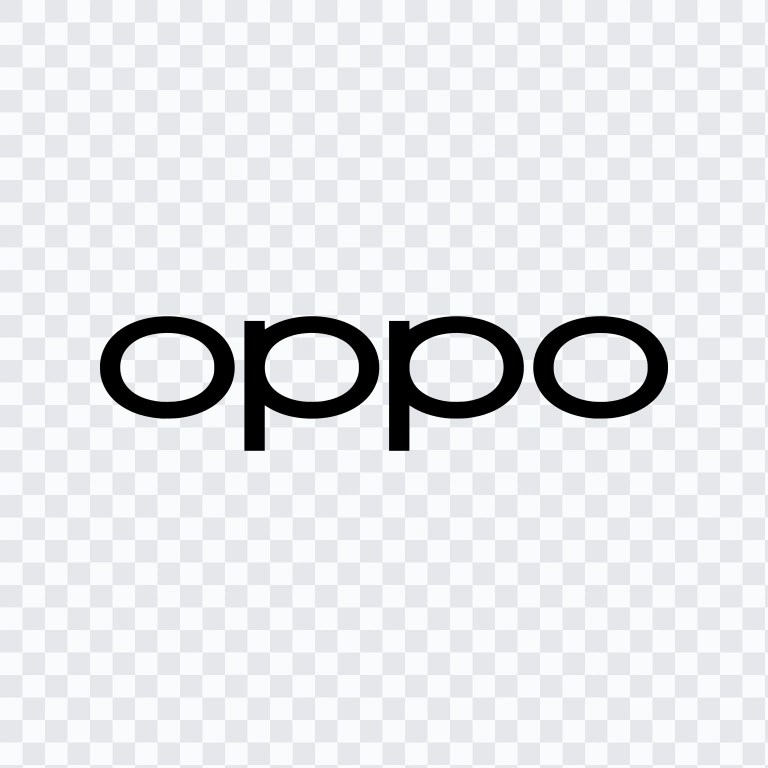 OPPO black logo SVG