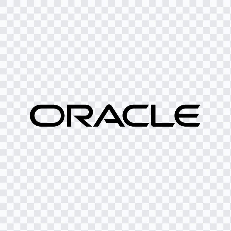 Oracle black logo SVG