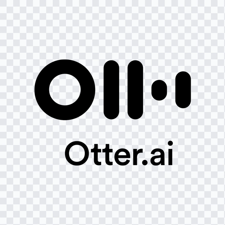 logo Otter AI hitam PNG
