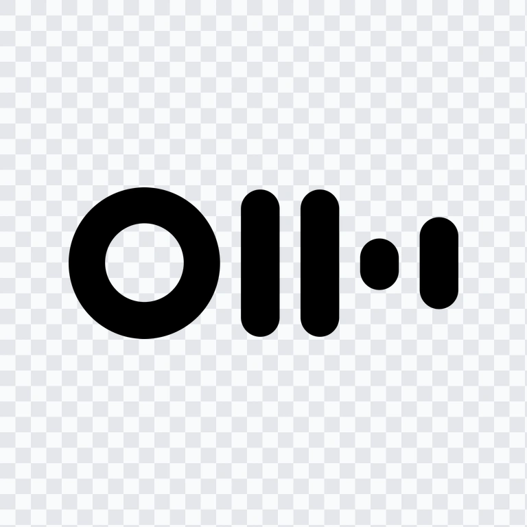 logo Otter AI hitam PNG