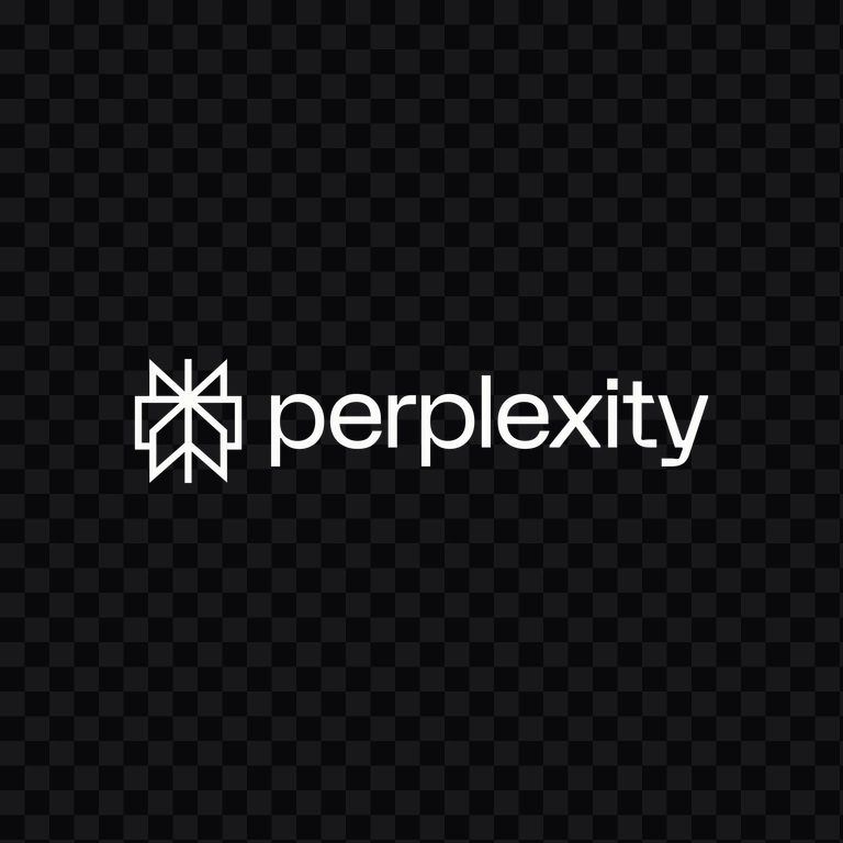 logo Perplexity putih PNG