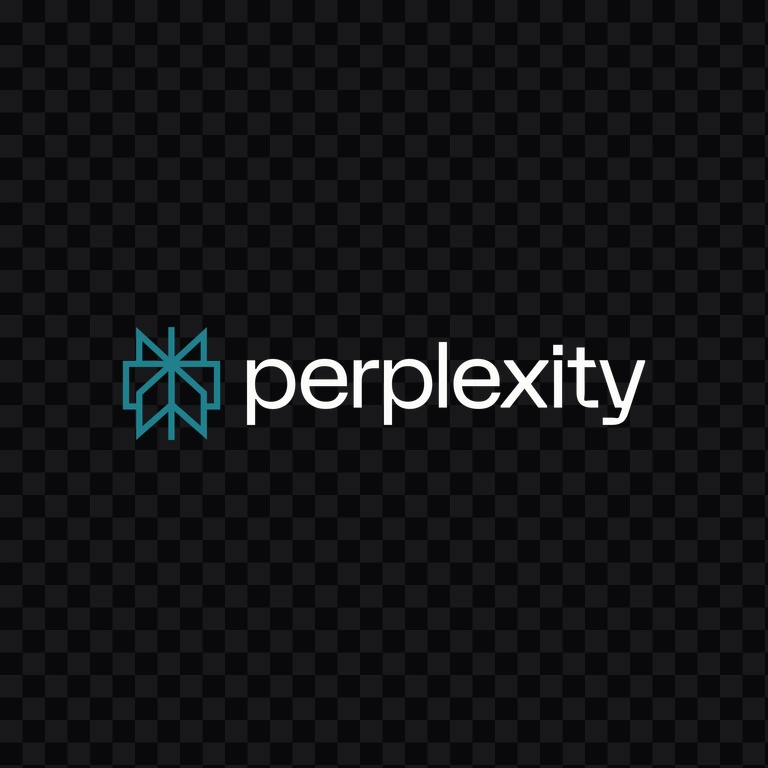 logo Perplexity putih PNG