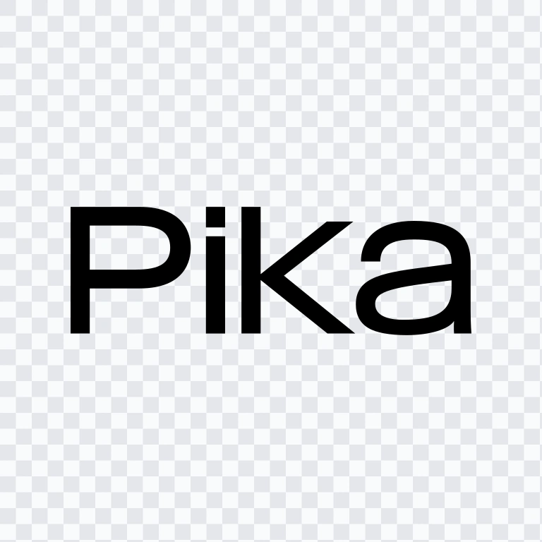 Pika black logo SVG