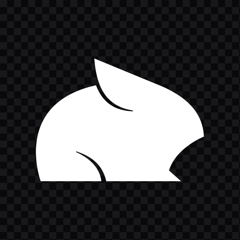 Pika white icon SVG