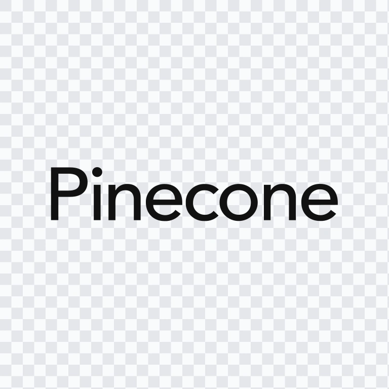 Pinecone colored wordmark SVG