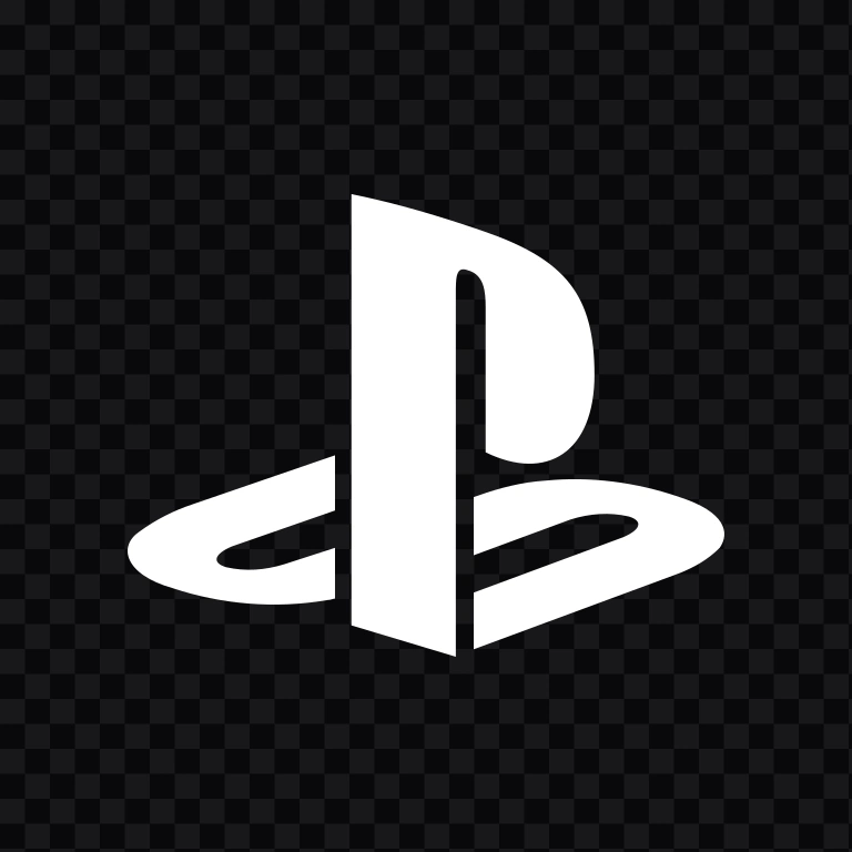 PlayStation white logo SVG