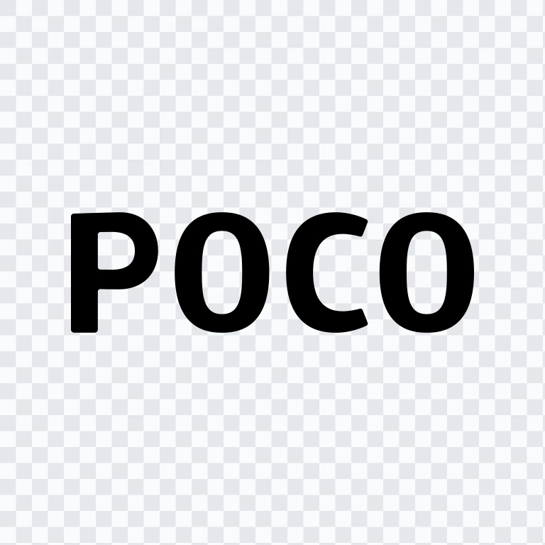 logo POCO hitam SVG