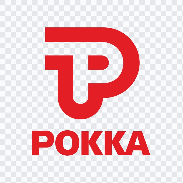 POKKA Vertical colored logo SVG