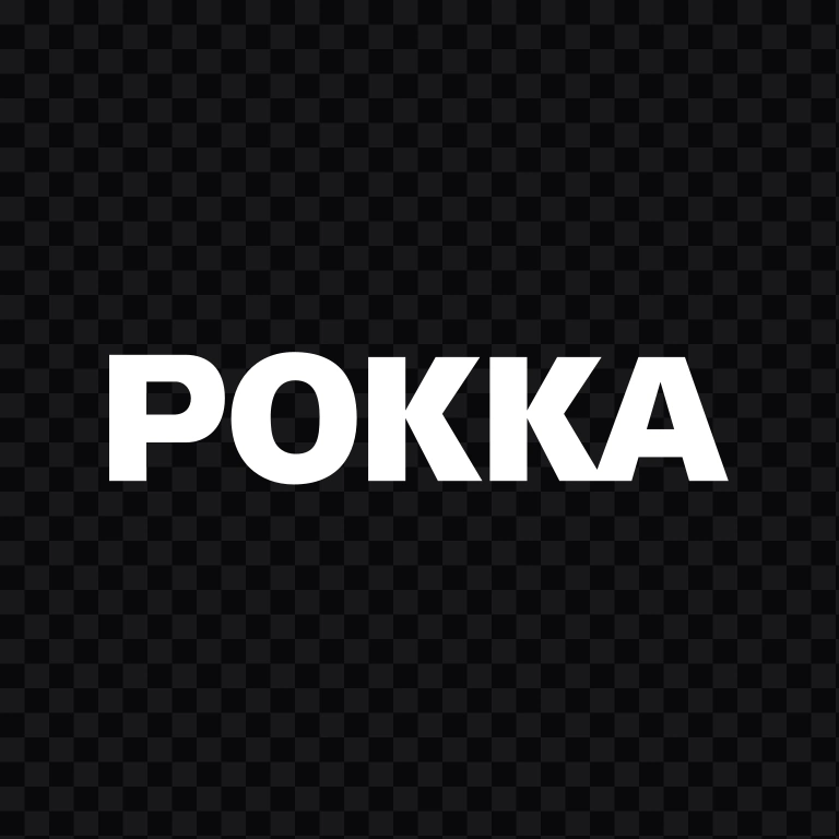 POKKA Horizontal white wordmark SVG