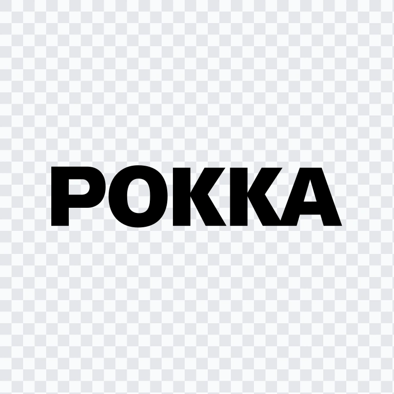 POKKA Horizontal black wordmark SVG
