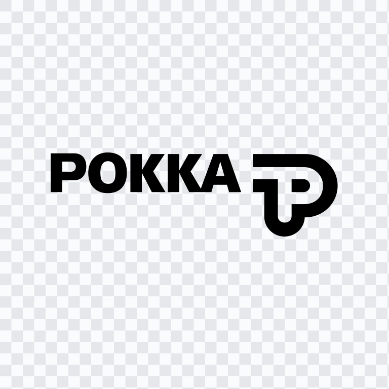 POKKA Horizontal black logo SVG