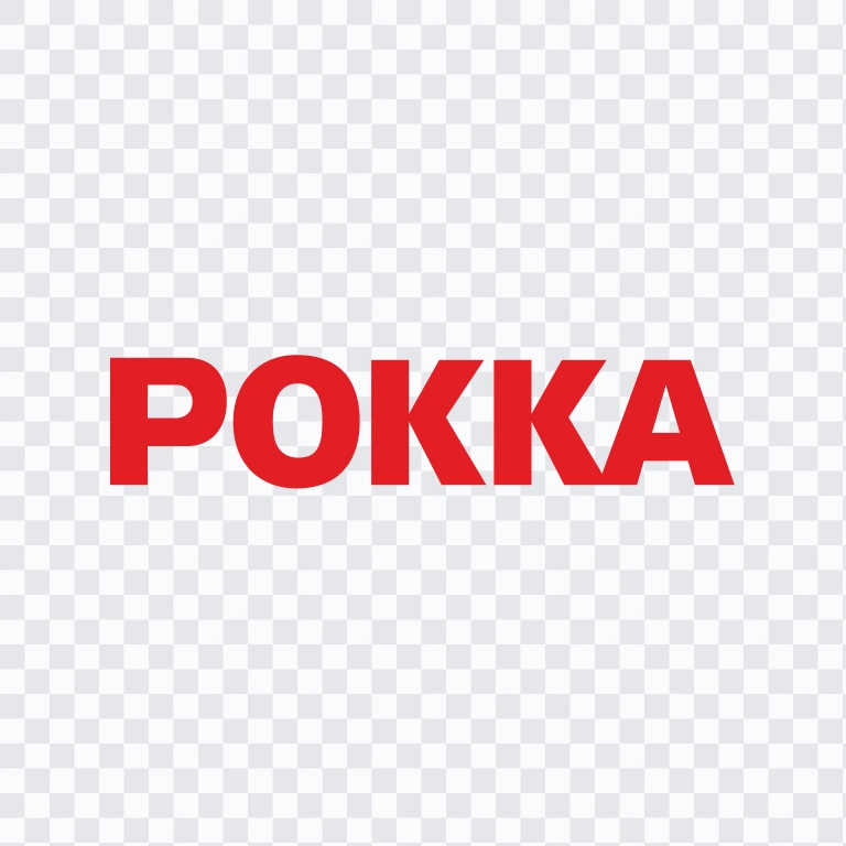 POKKA Horizontal colored wordmark SVG