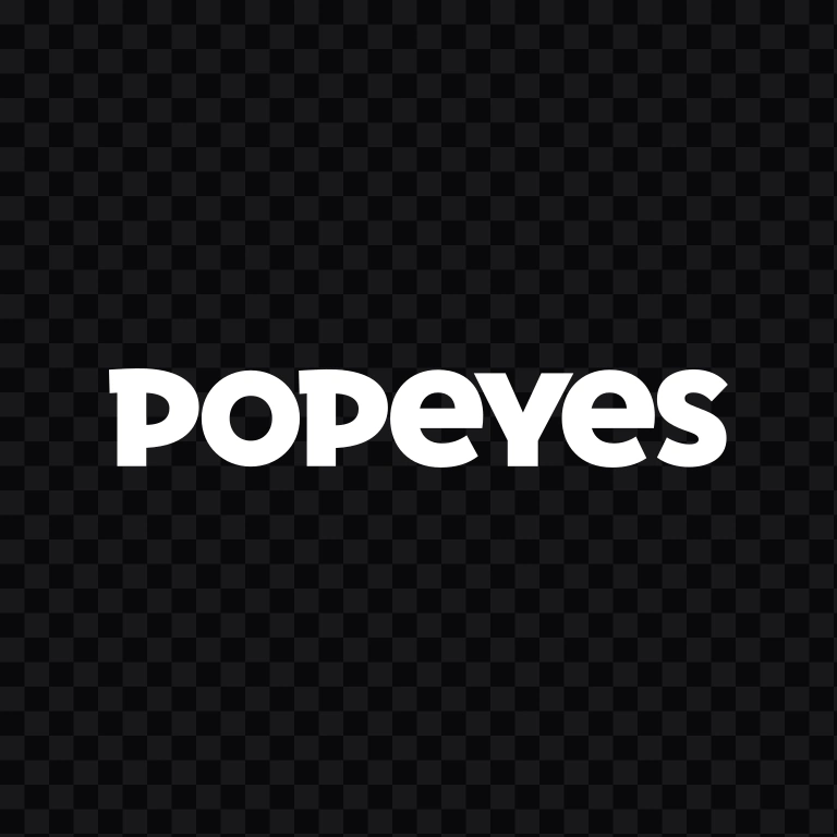 logo Popeyes putih SVG