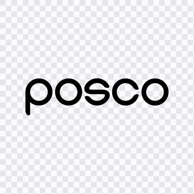 POSCO black logo SVG