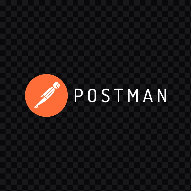 logo Postman putih PNG