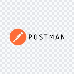 Postman black logo PNG