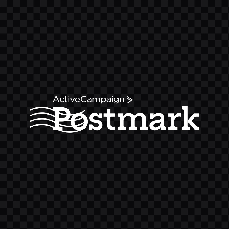 Postmark white logo SVG