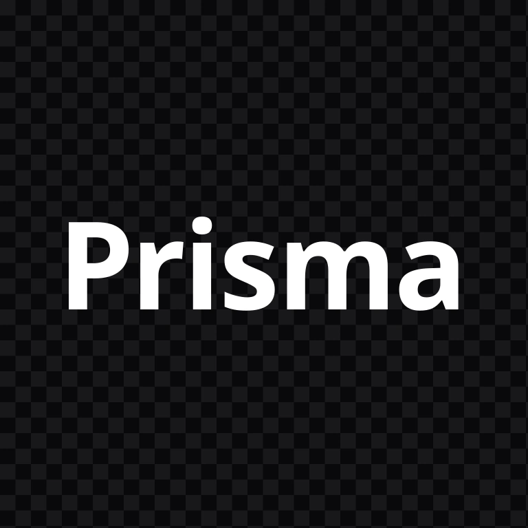 Prisma white wordmark SVG