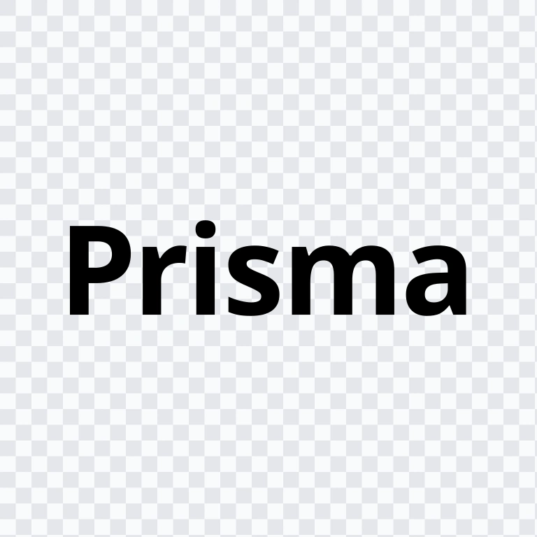 Prisma black wordmark SVG