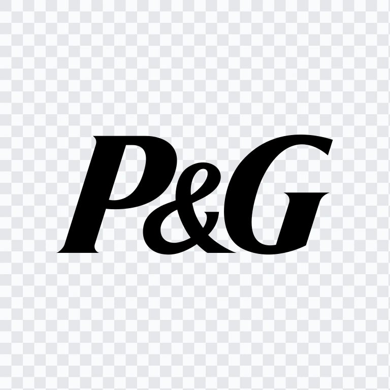 Procter & Gamble (P&G) black wordmark SVG