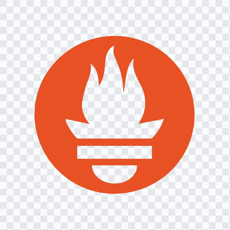 Prometheus colored icon SVG