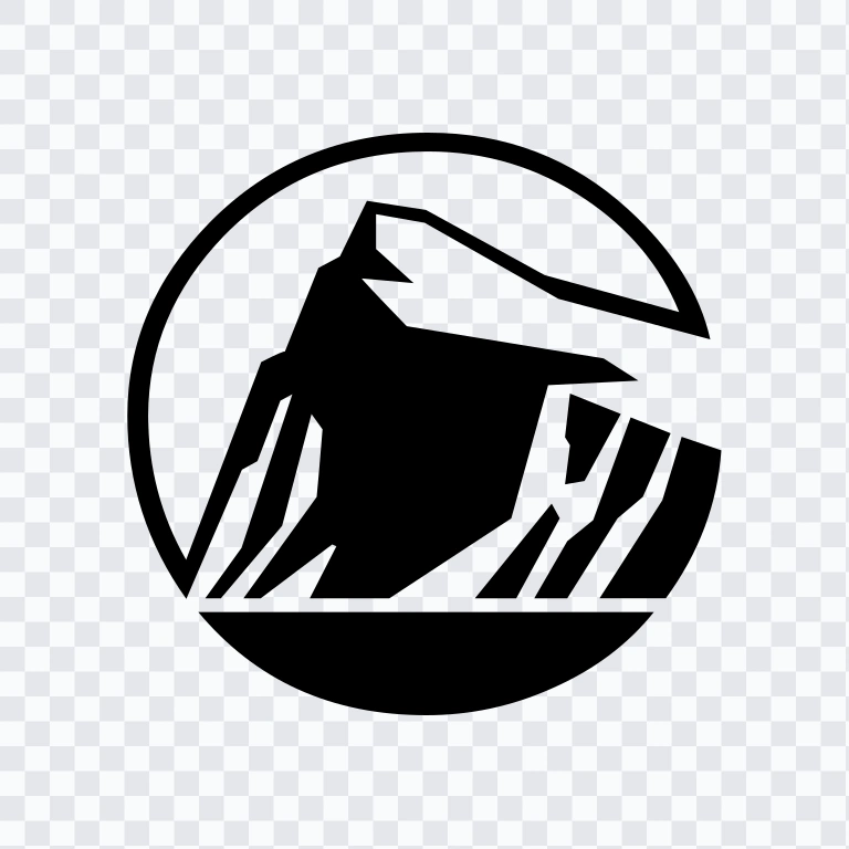 Prudential Financial black icon SVG