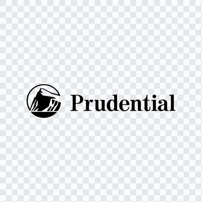 Prudential Financial black logo SVG
