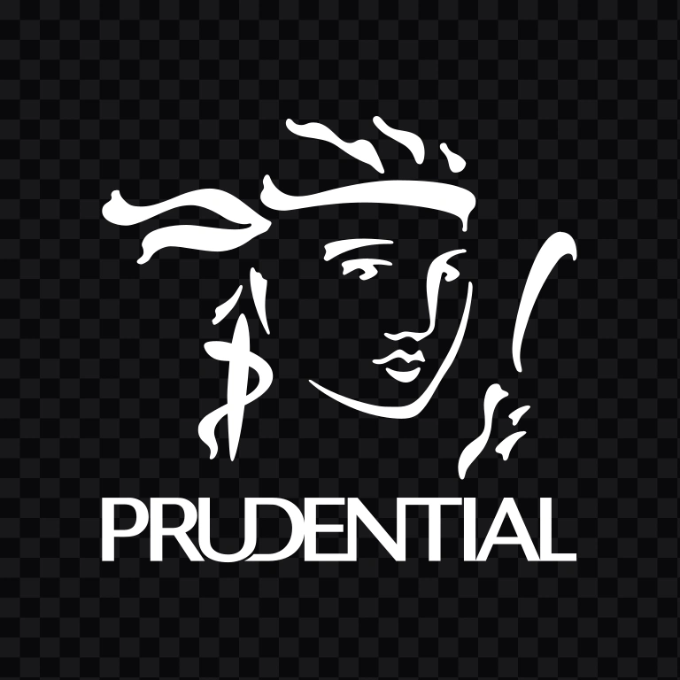 Prudential Indonesia Vertical white logo SVG