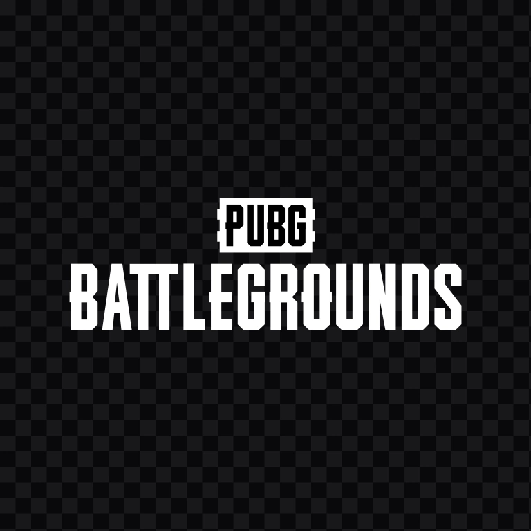 PUBG Battlegrounds white logo SVG